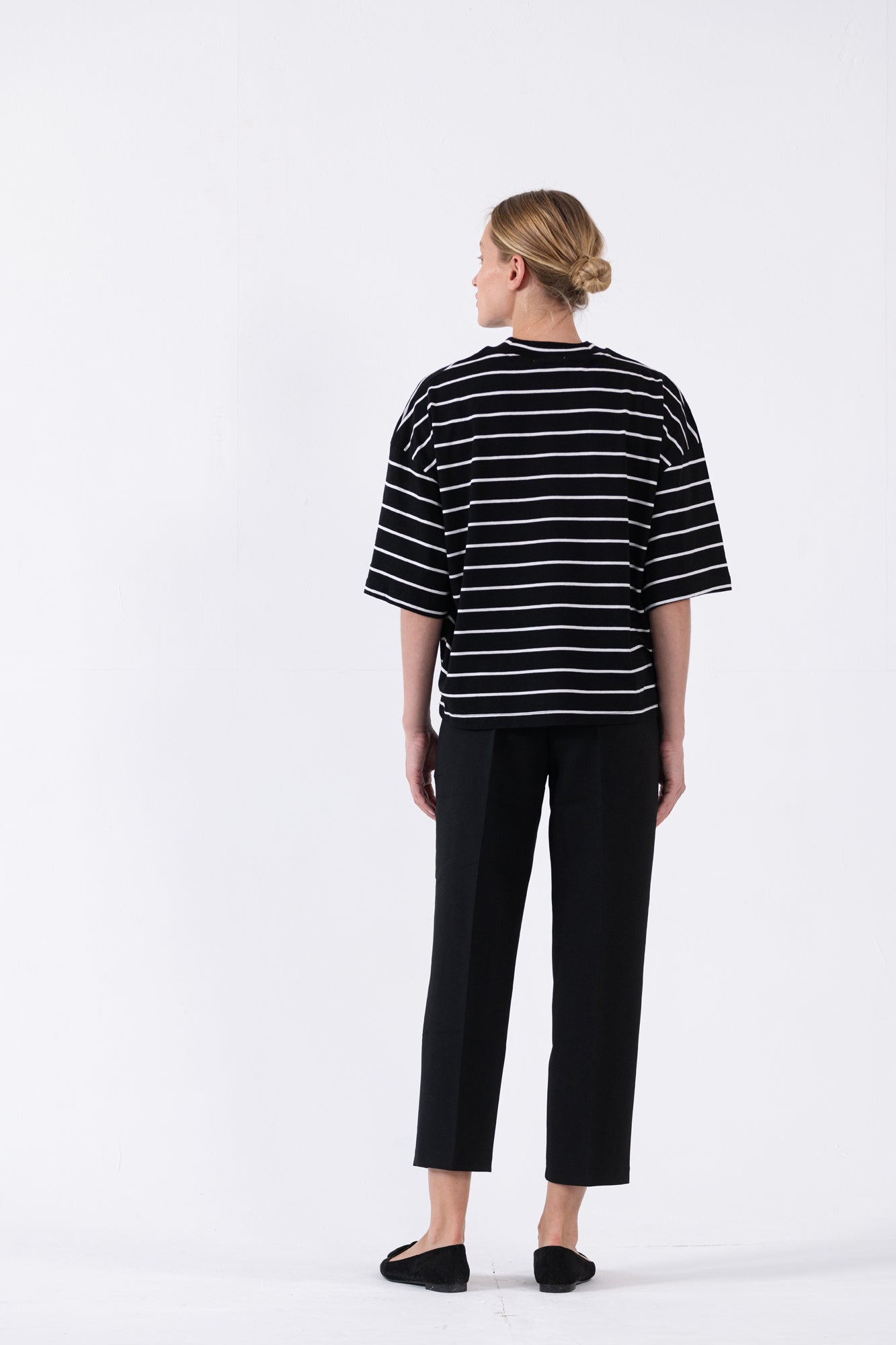 טי שירט כותנה פס מונקו