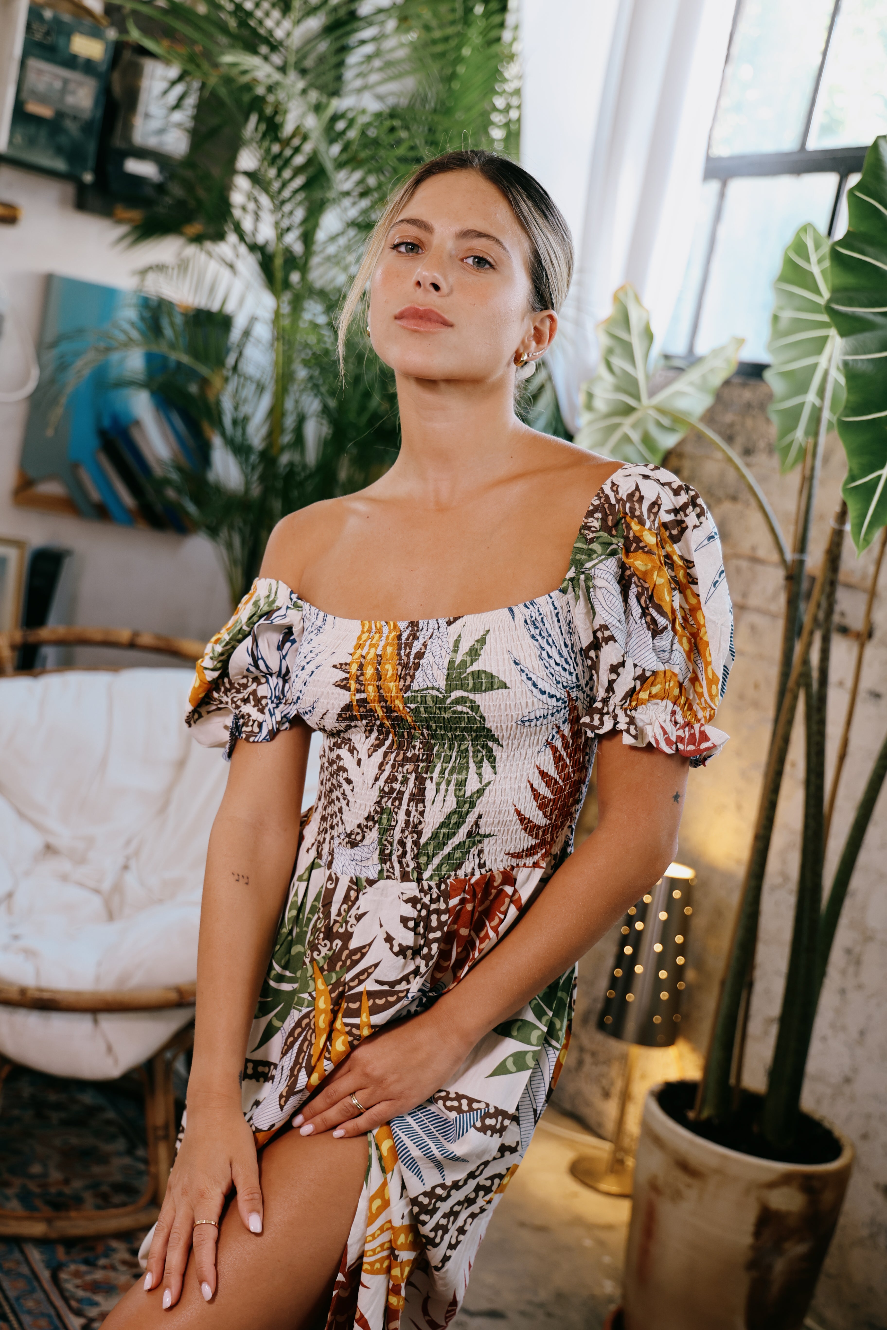 שמלת דפוס מאוריציוס