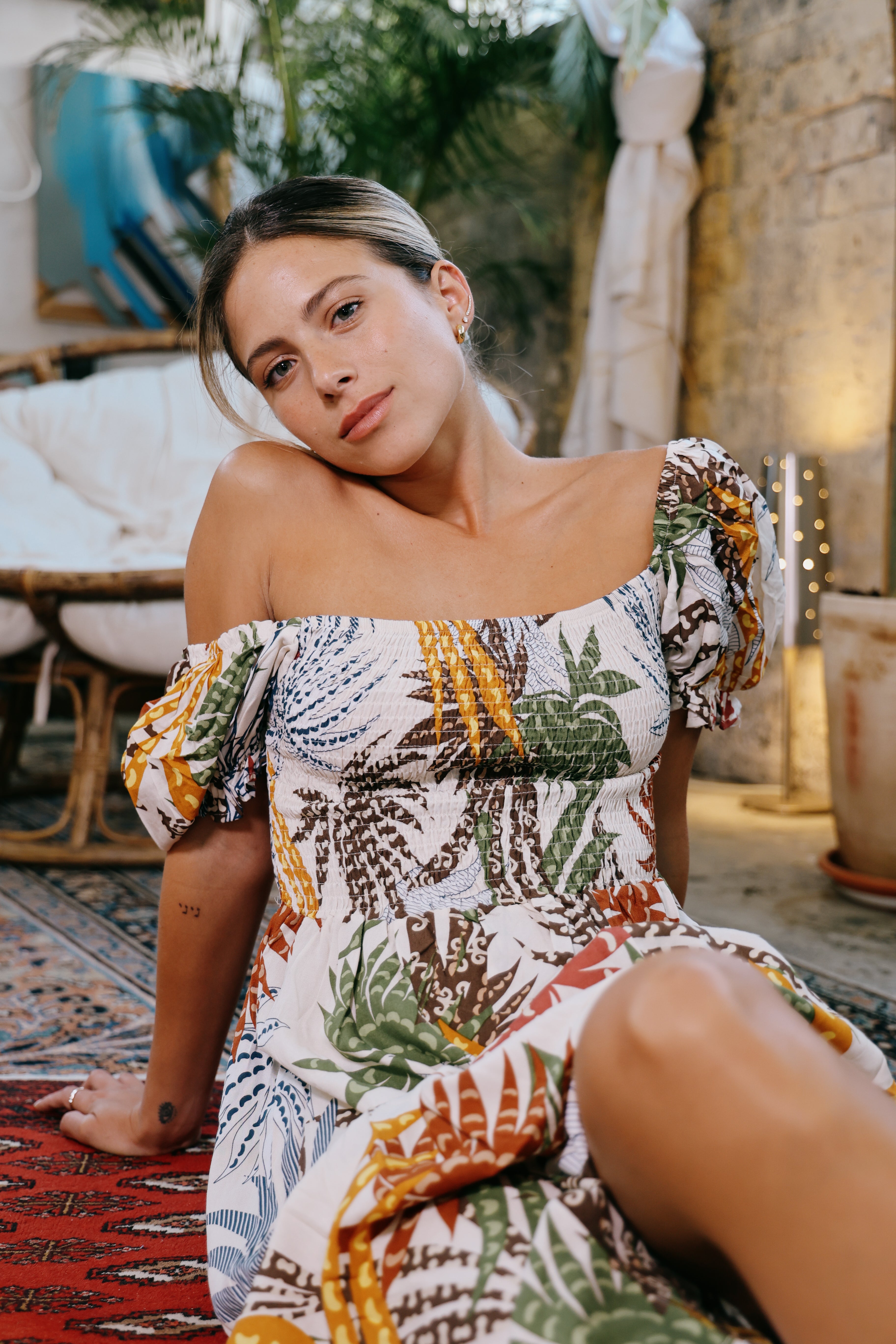 שמלת דפוס מאוריציוס