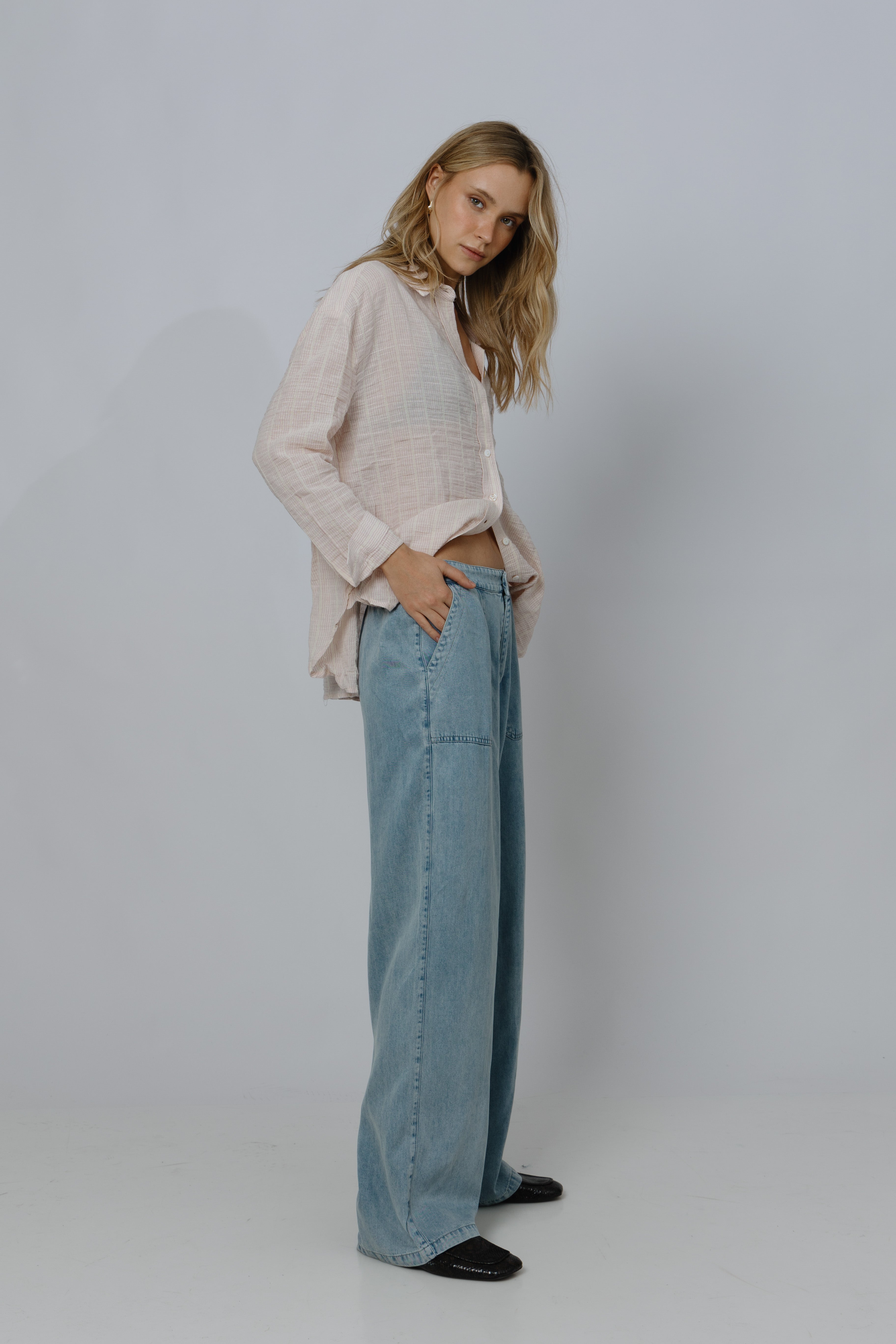 ג'ינס טנסל סאני שטוף