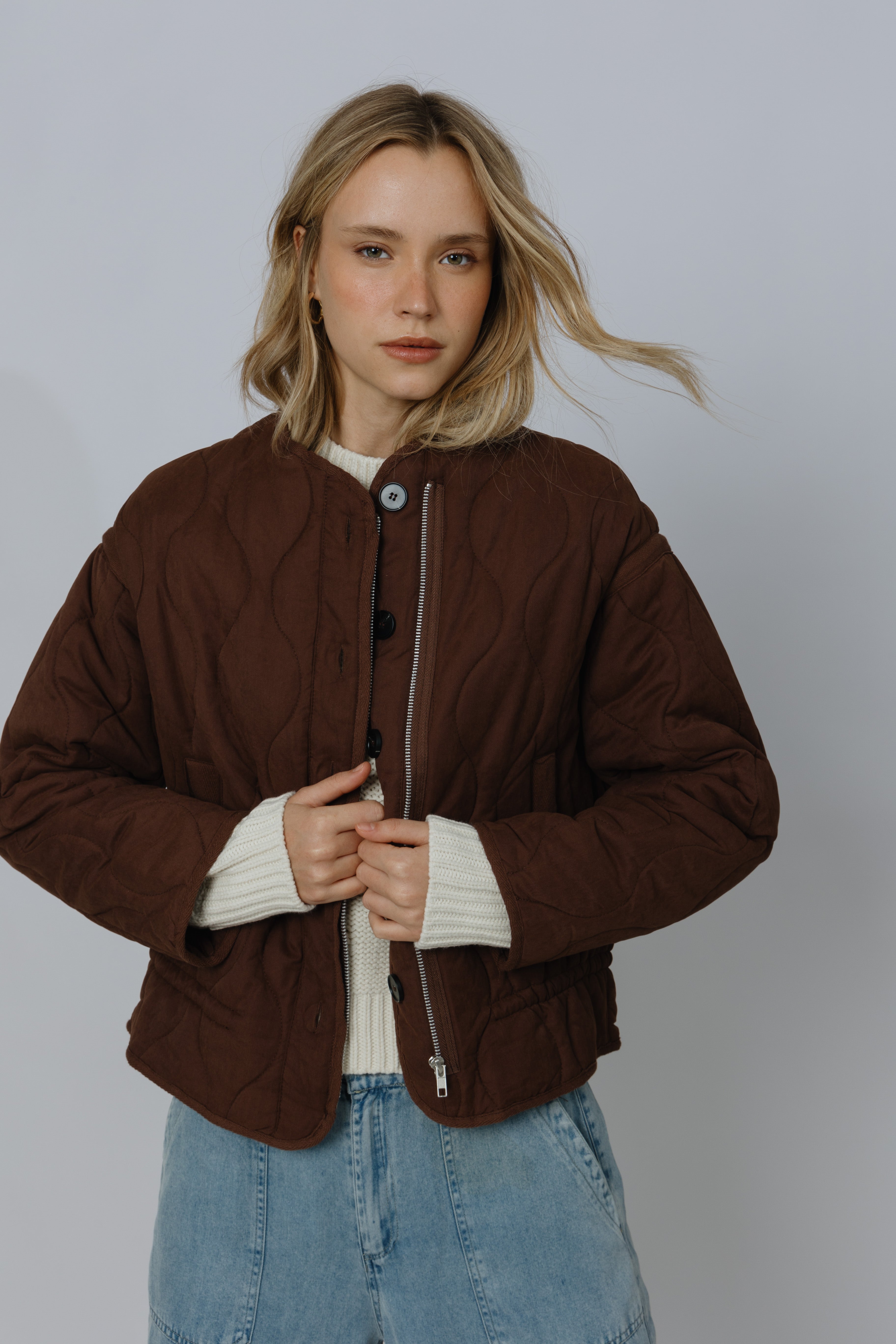 Lounge מעיל קל קווילט