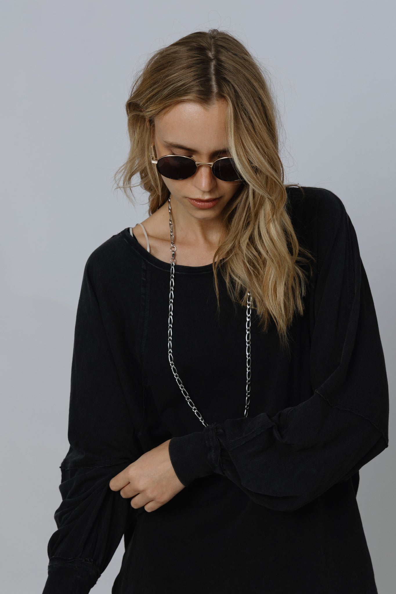 טי שירט כותנה אוברסייז מכובסת