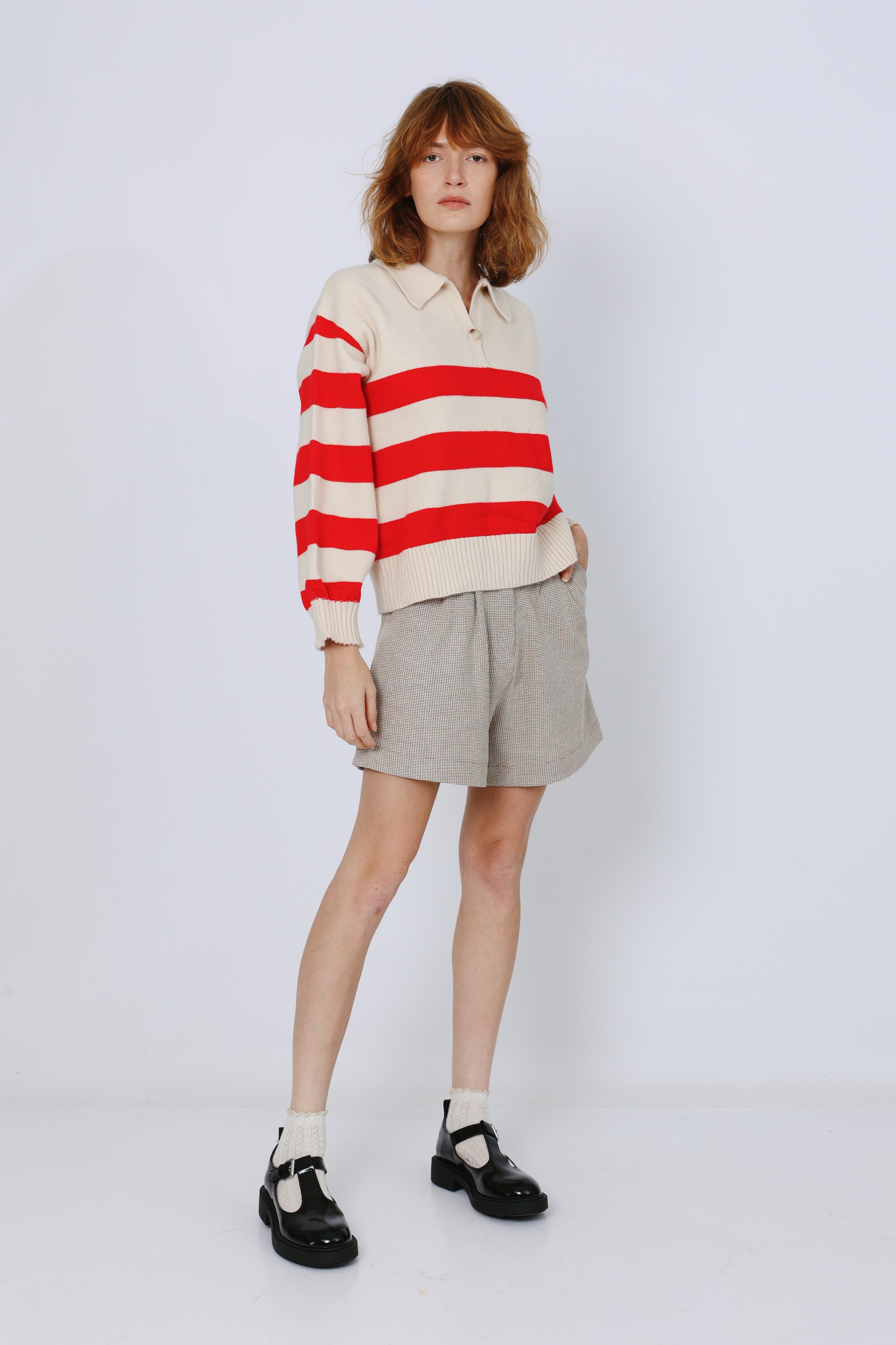 סריג בלוק פסים אן