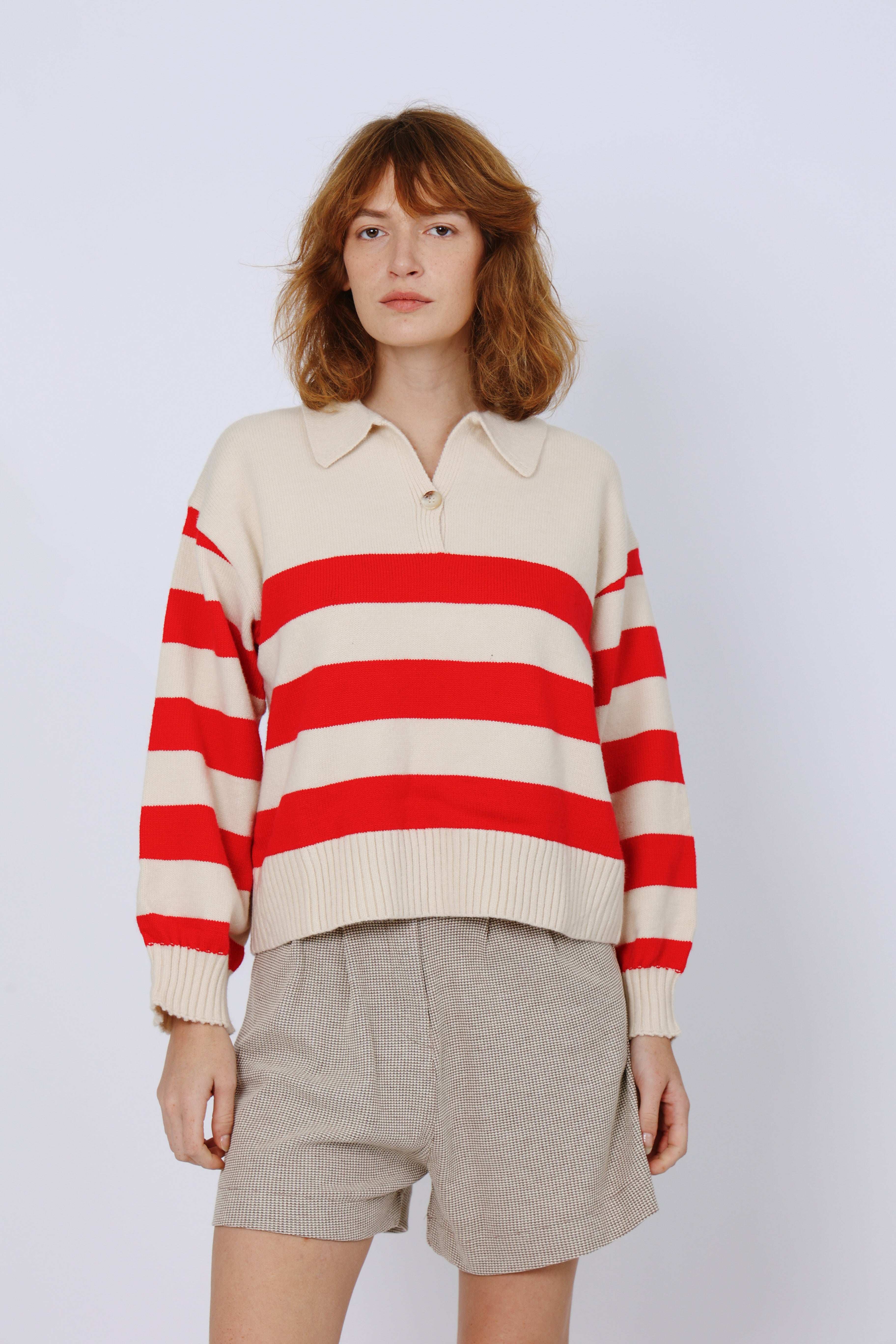 סריג בלוק פסים אן