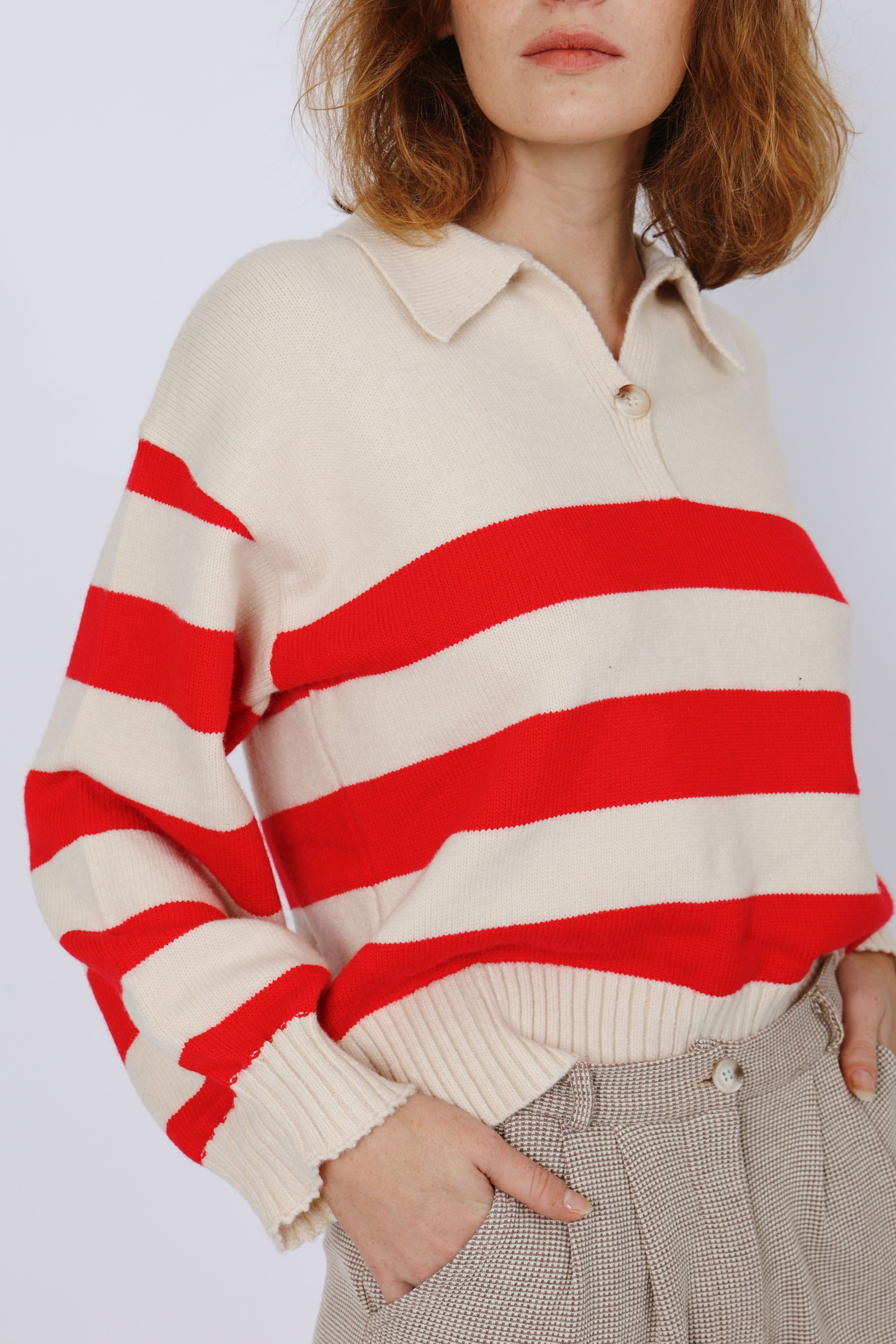 סריג בלוק פסים אן