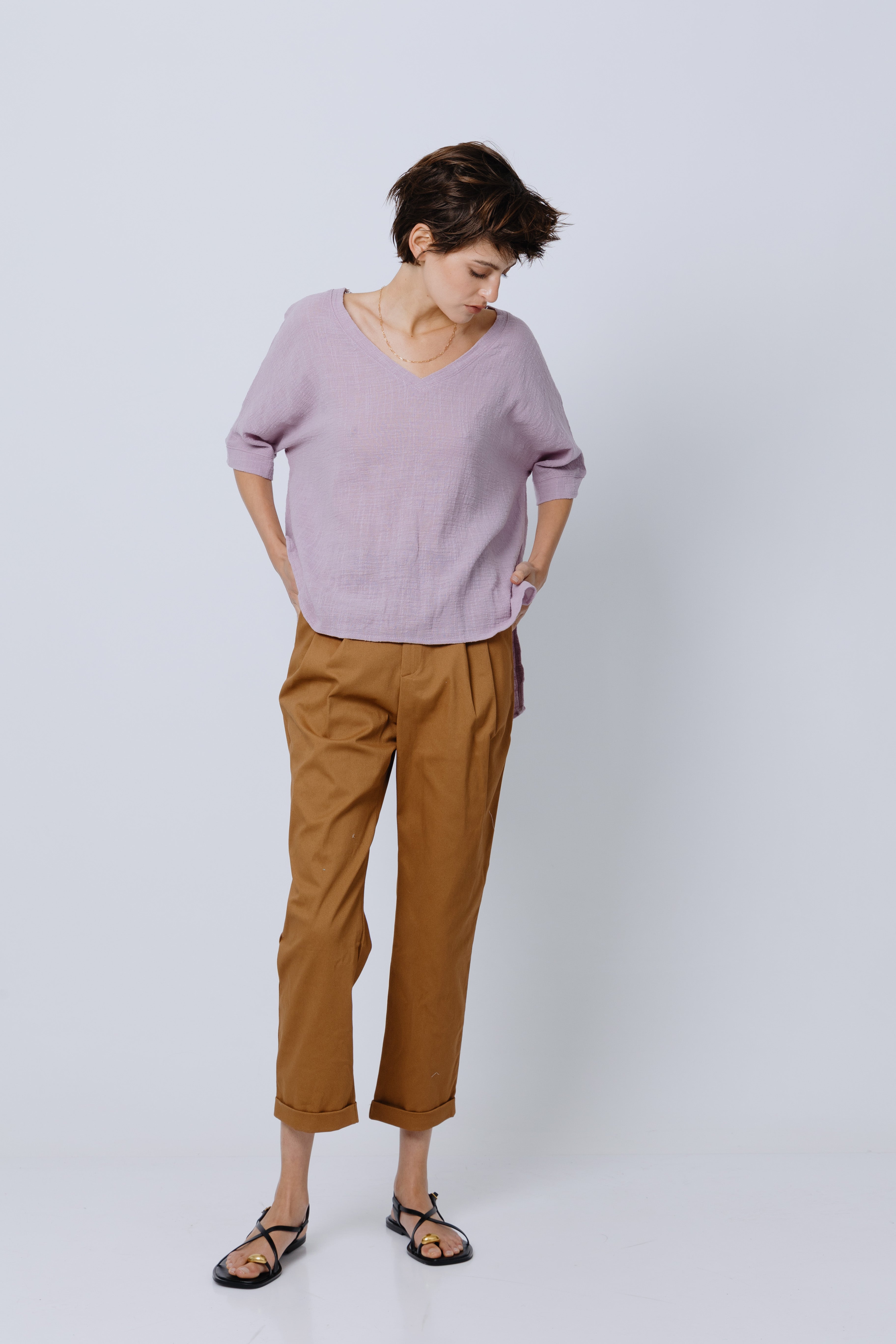 מכנסי כותנה עלמה