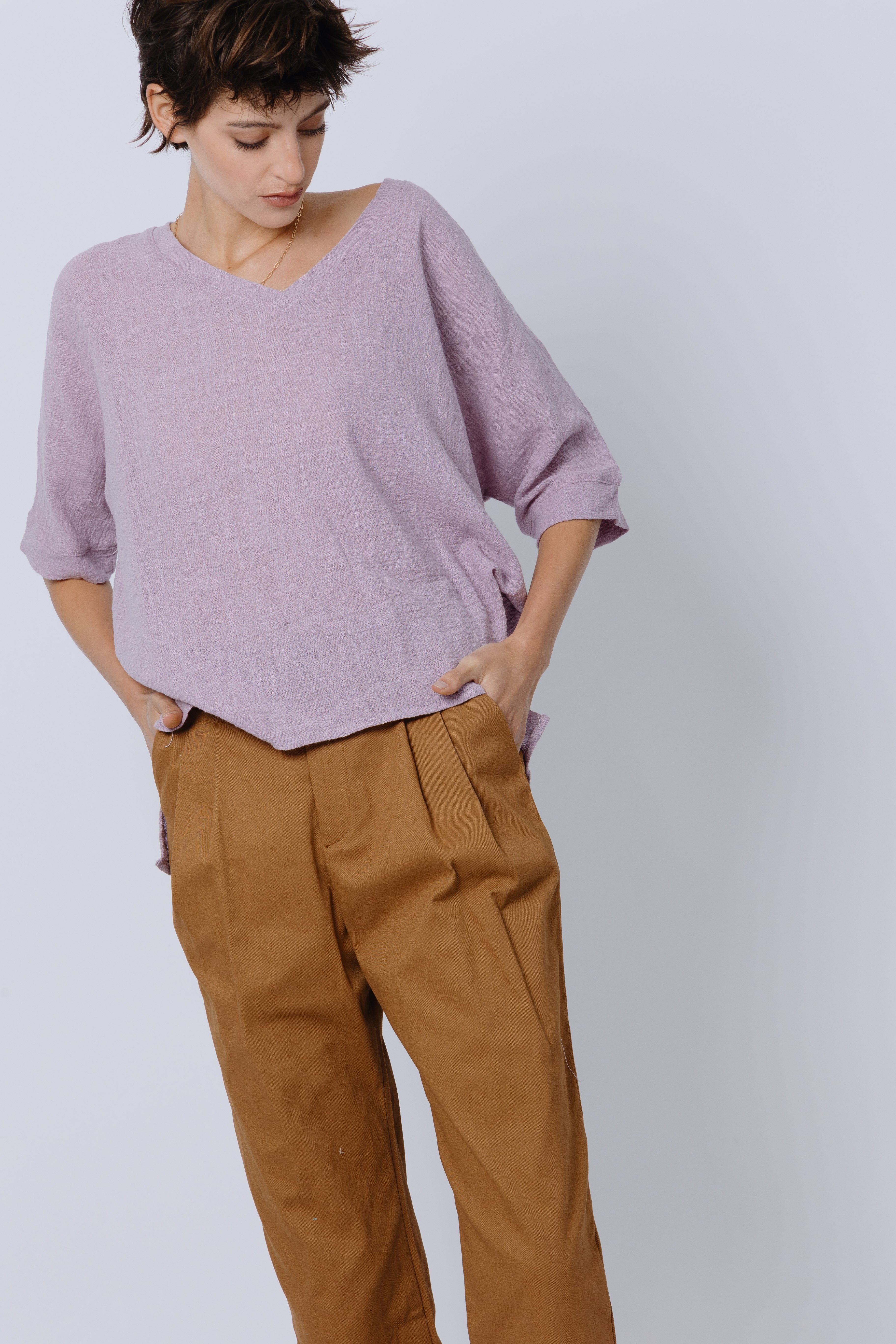 מכנסי כותנה עלמה