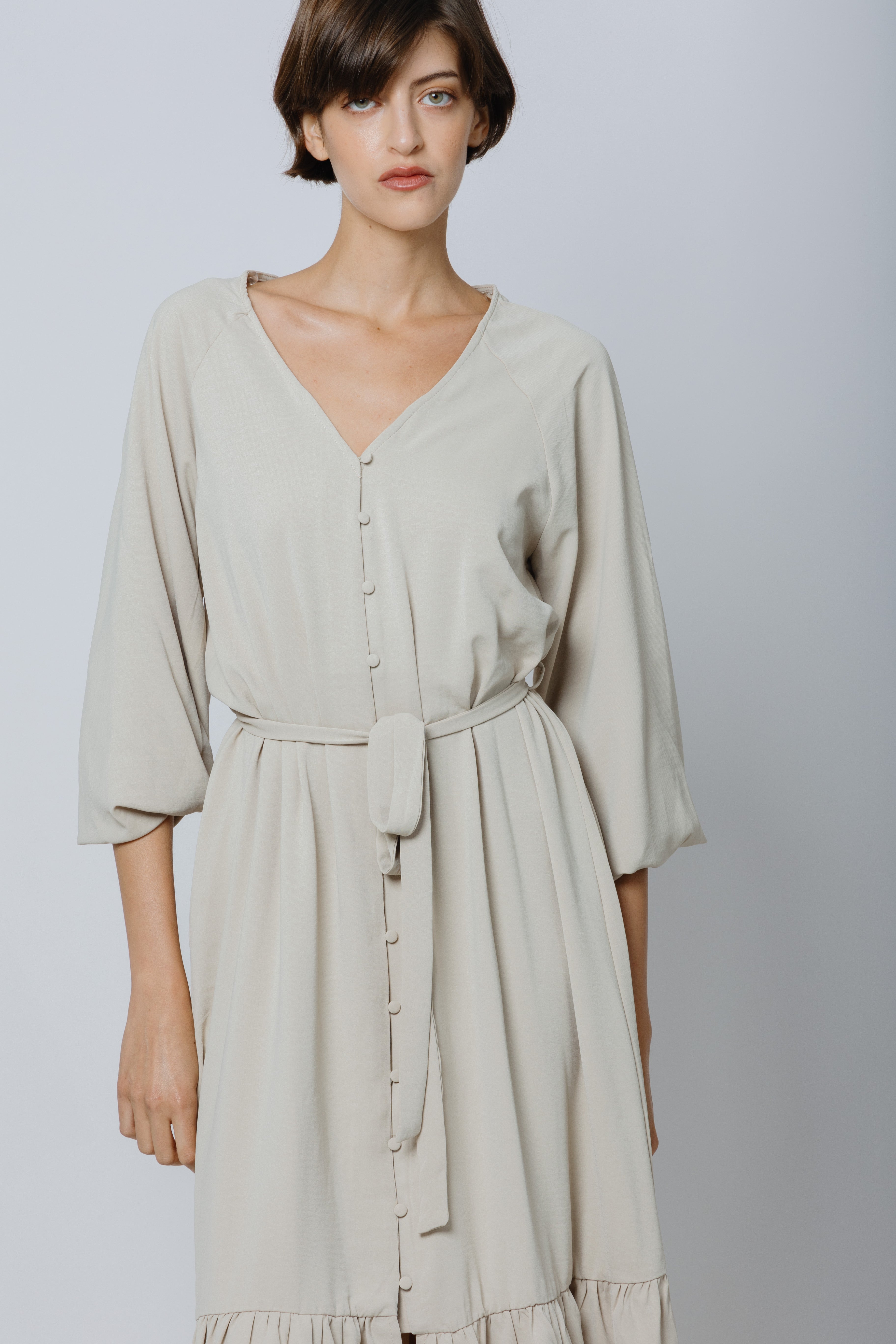 שמלת מקסי כפתרה אלמה