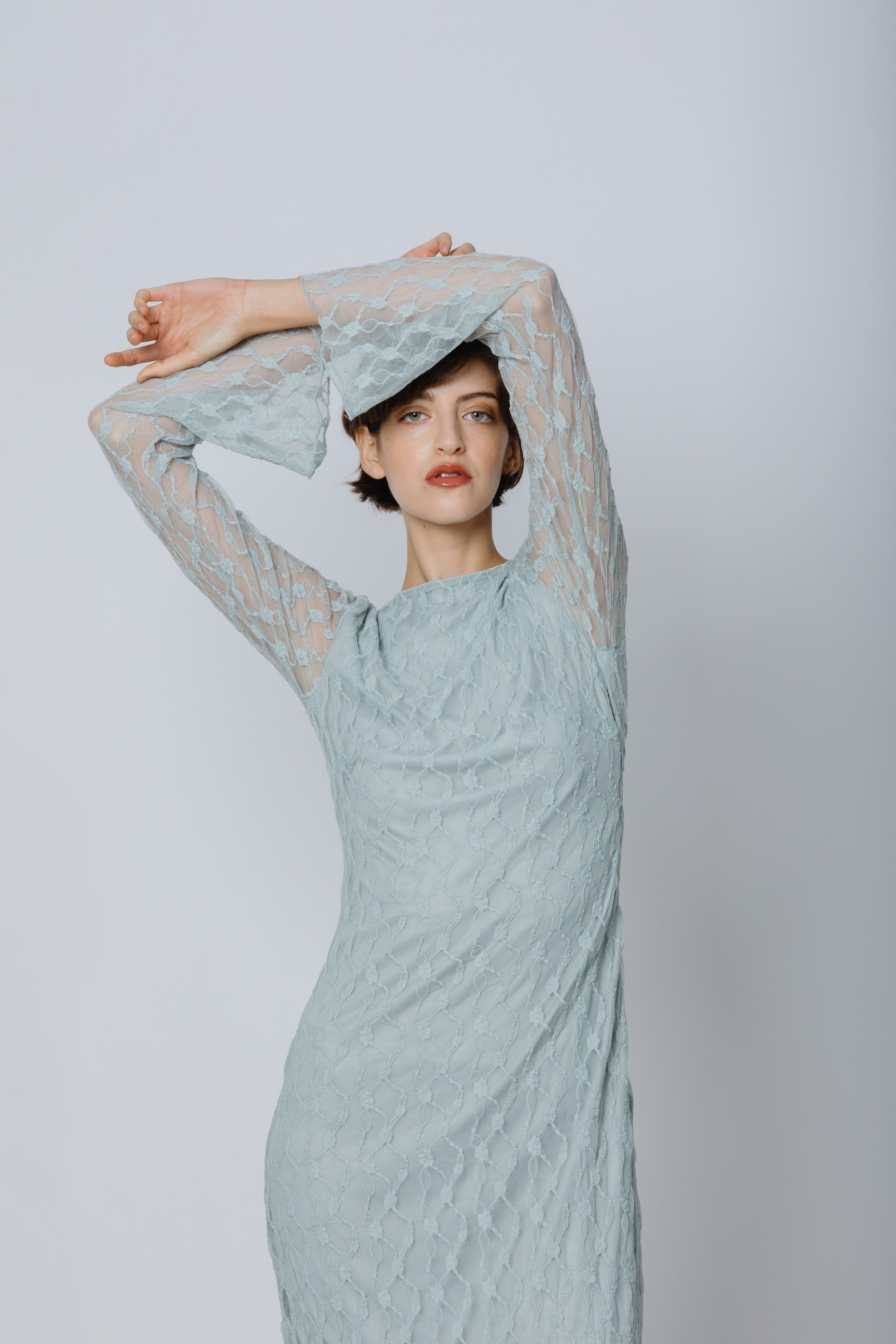 שמלת תחרה מקסי ג'וזפין -סלדין