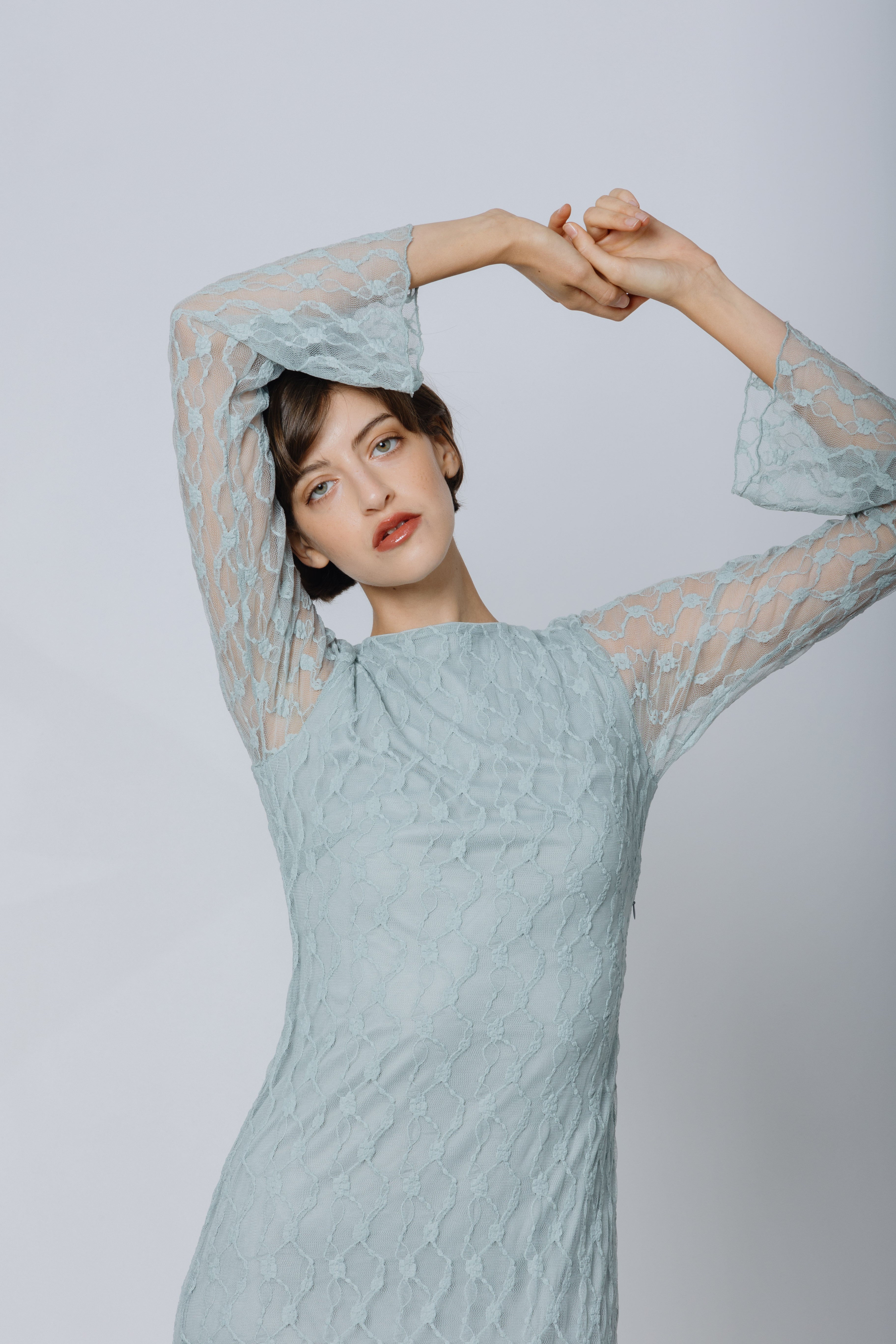 שמלת תחרה מקסי ג'וזפין -סלדין