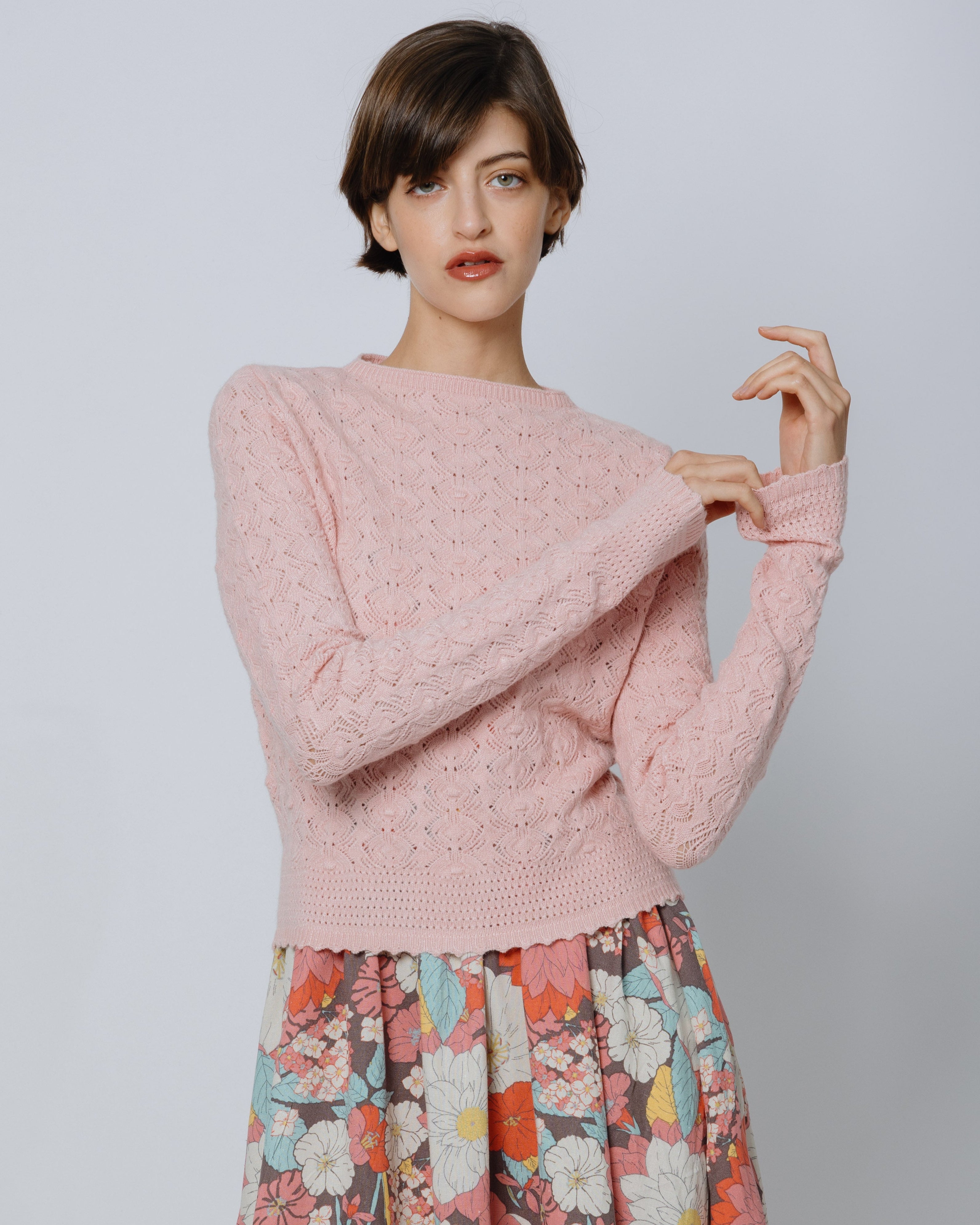 שמלת פלורה פשתן