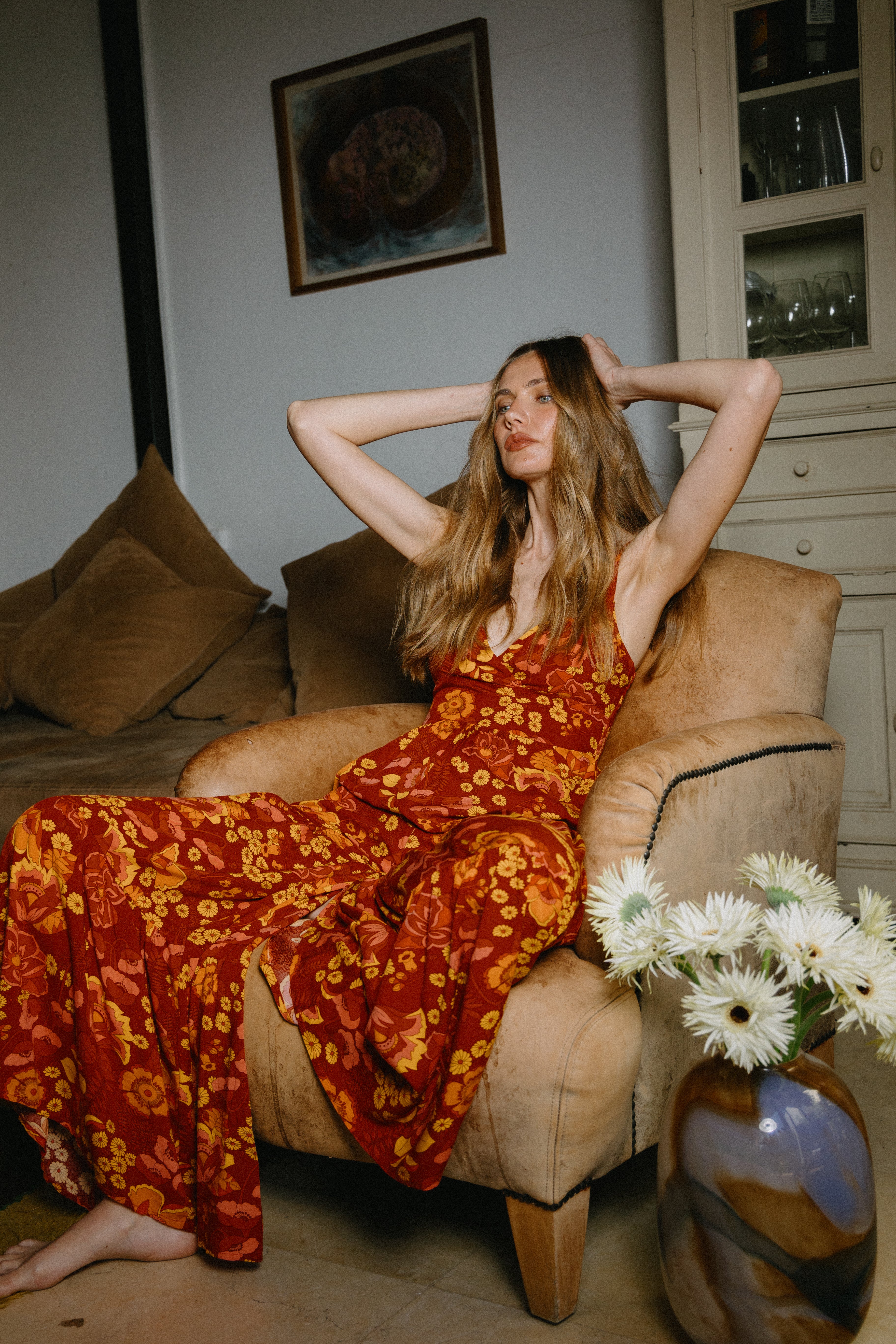 Jumpsuit La Bohème אוברול דפוס סבנטיז