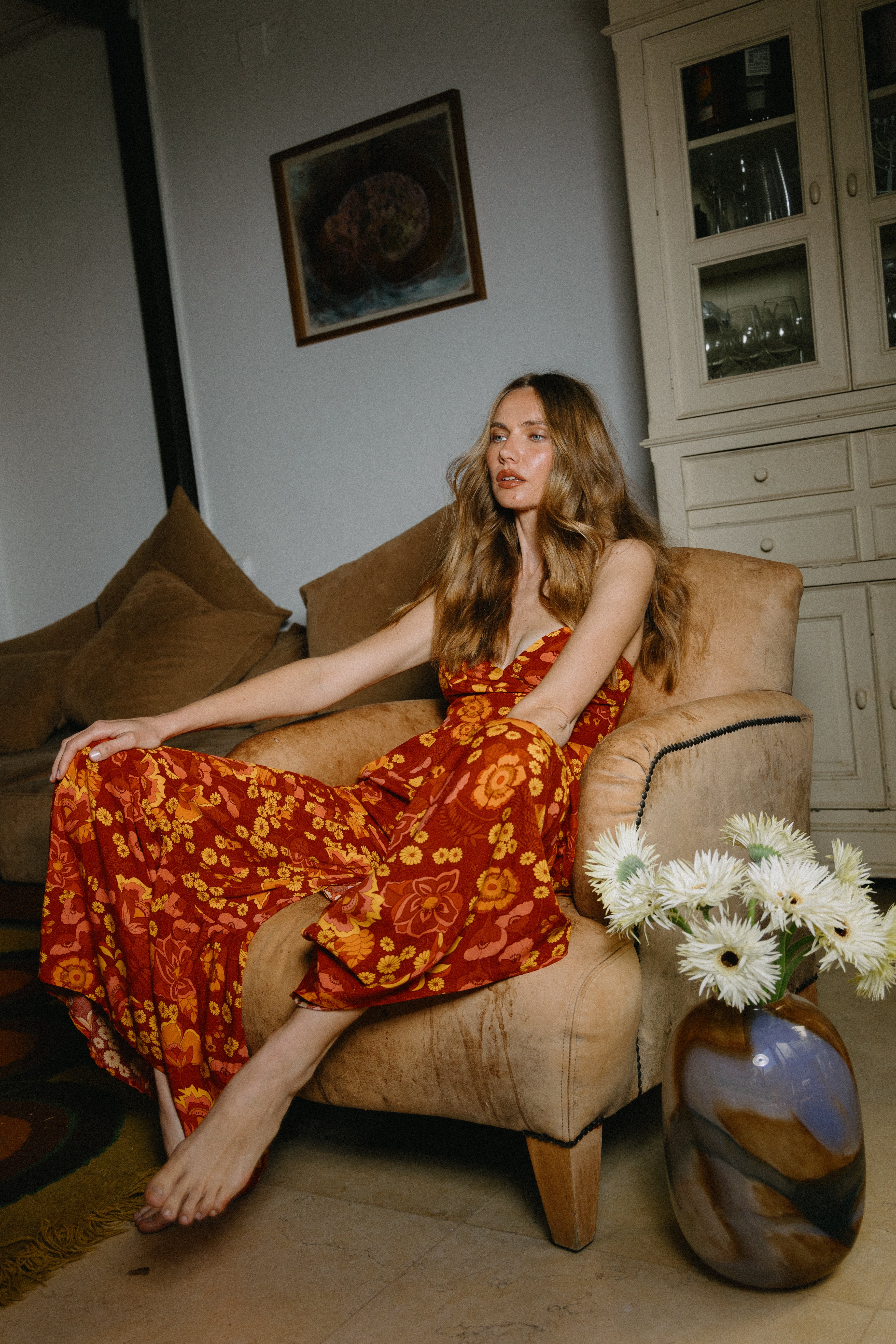 Jumpsuit La Bohème אוברול דפוס סבנטיז