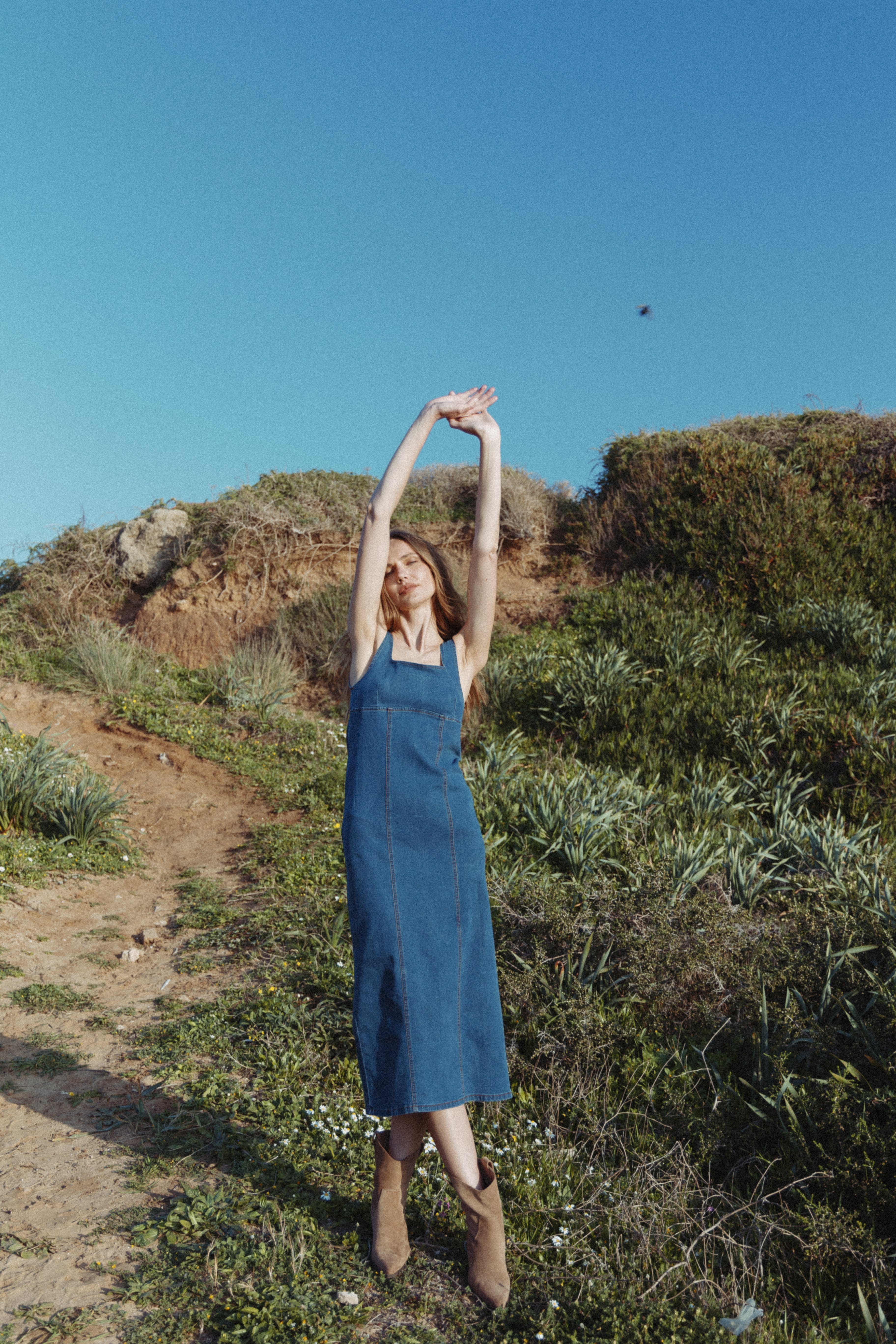 שמלת מידי ג'ינס אלבמה