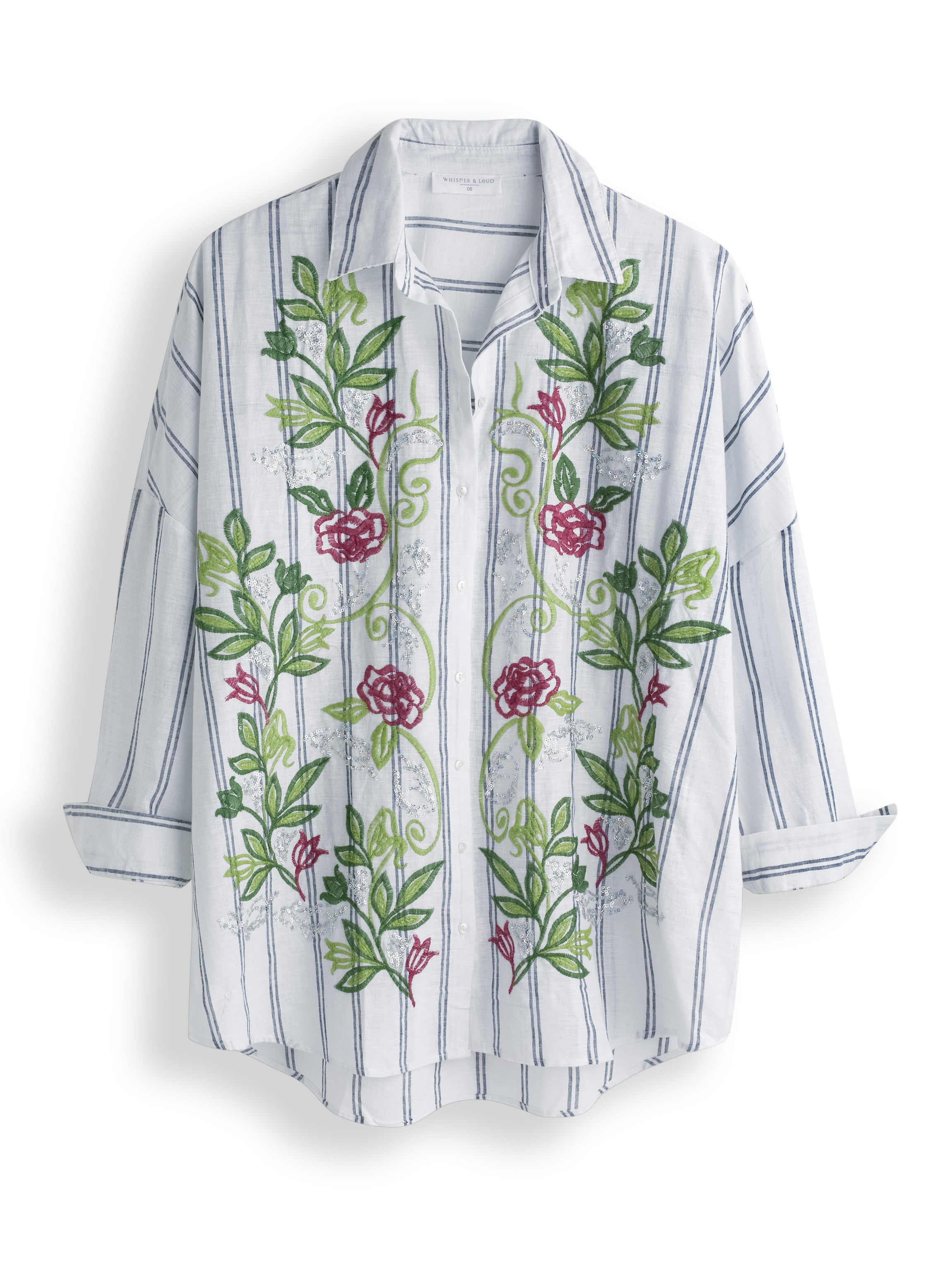 חולצת כותנה רקמות סיציליה