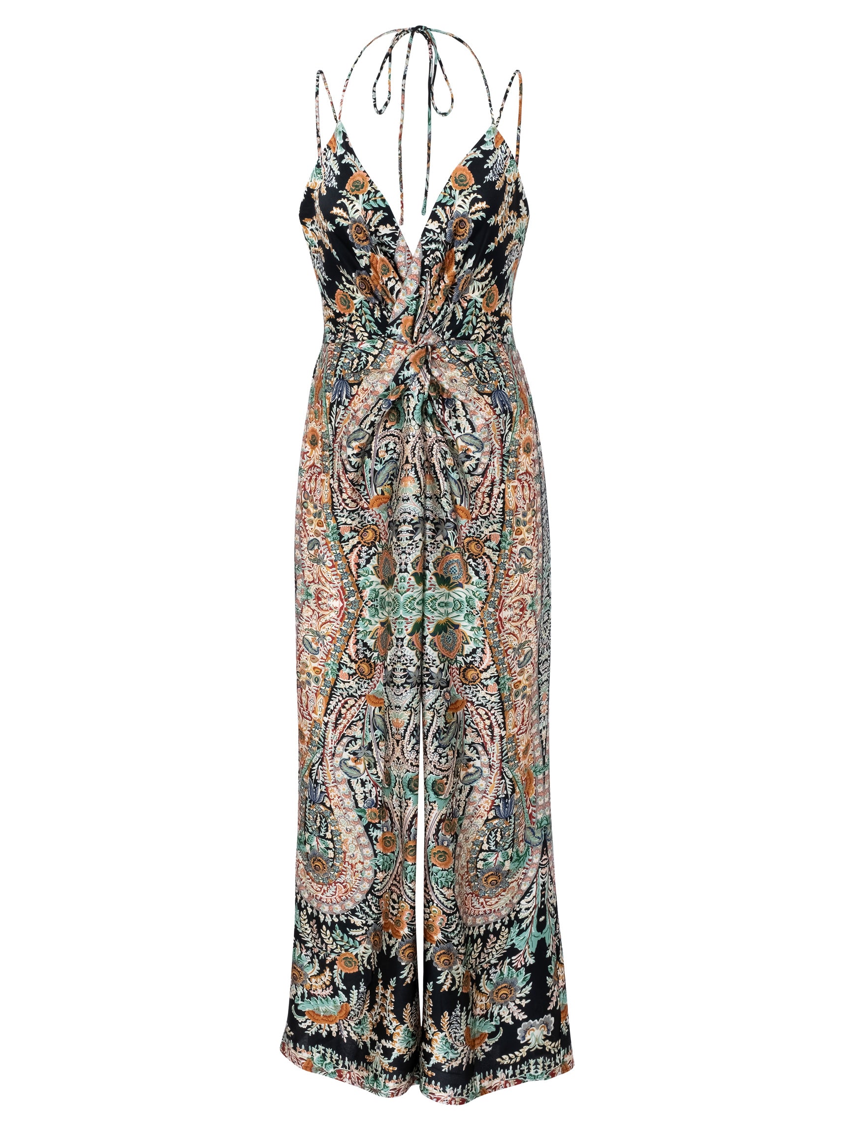 אוברול שחור סאטן יסמין