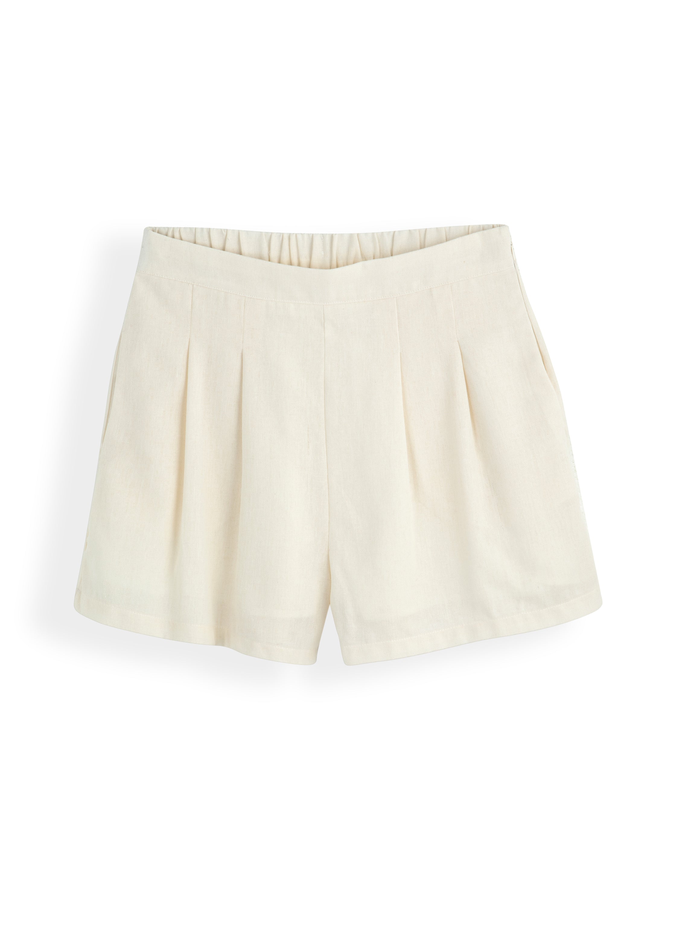 שורט פשתן מחוייט