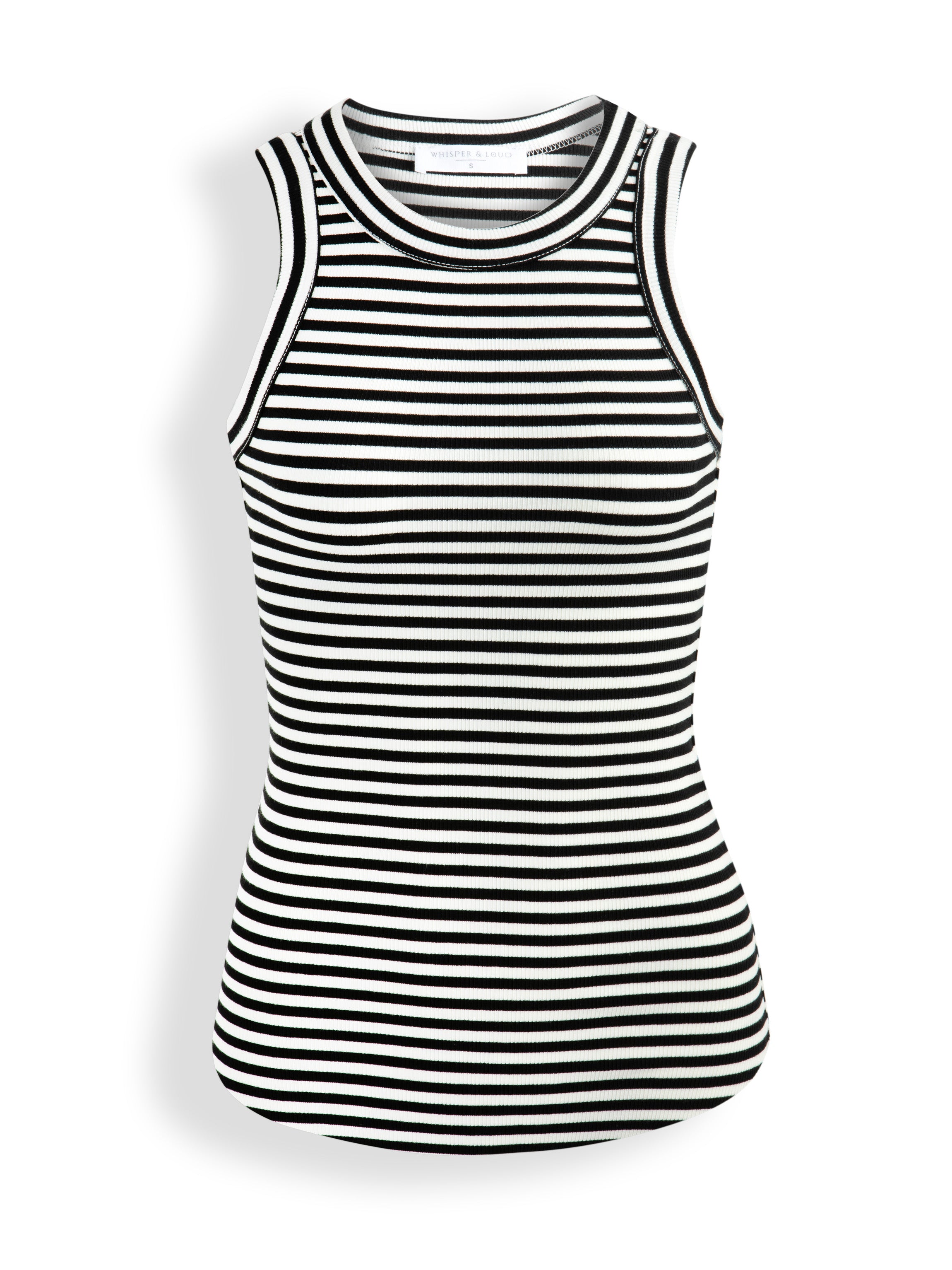 גופית פסים שחור לבן