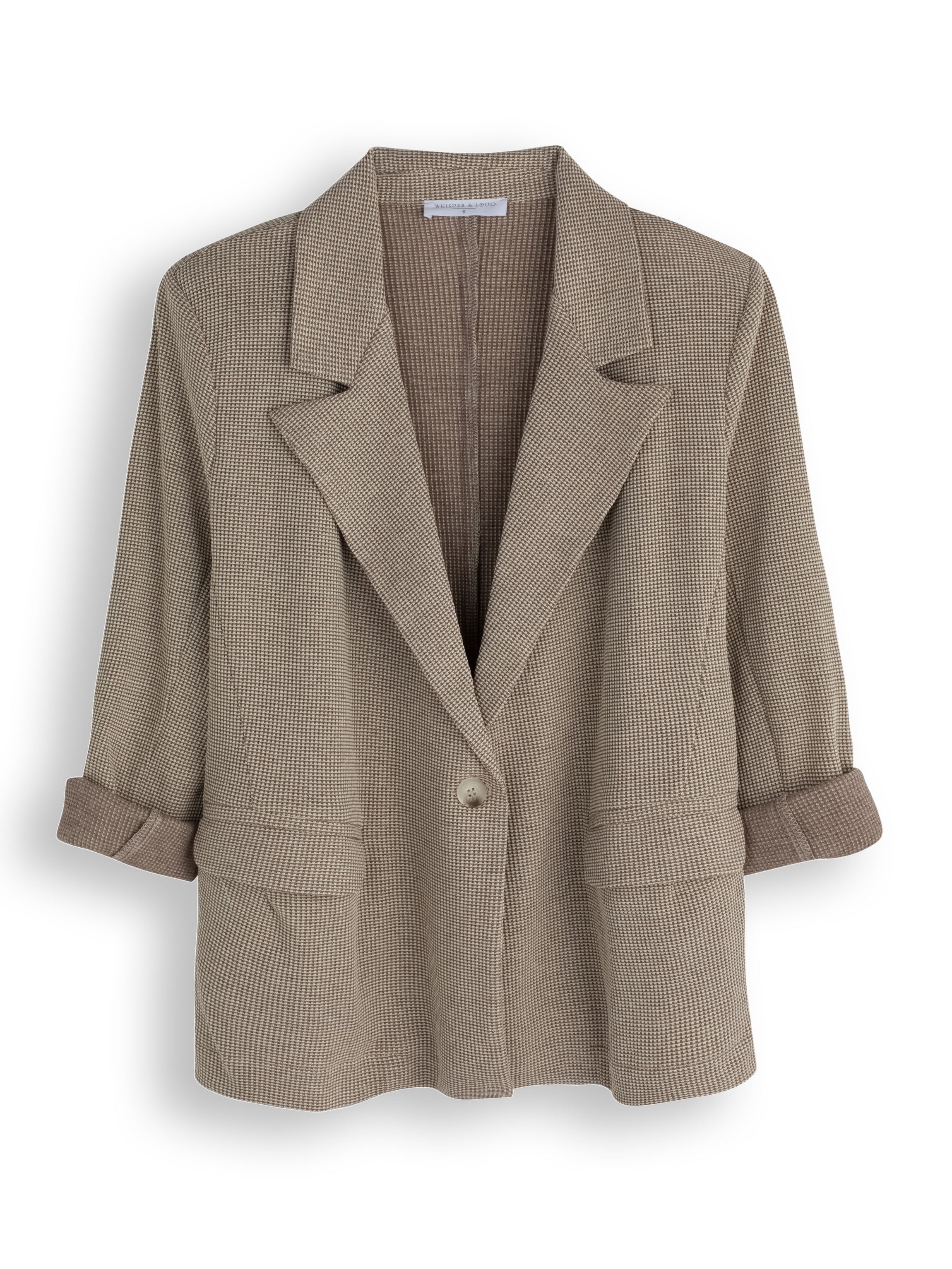 בלייזר ופל כותנה אמה