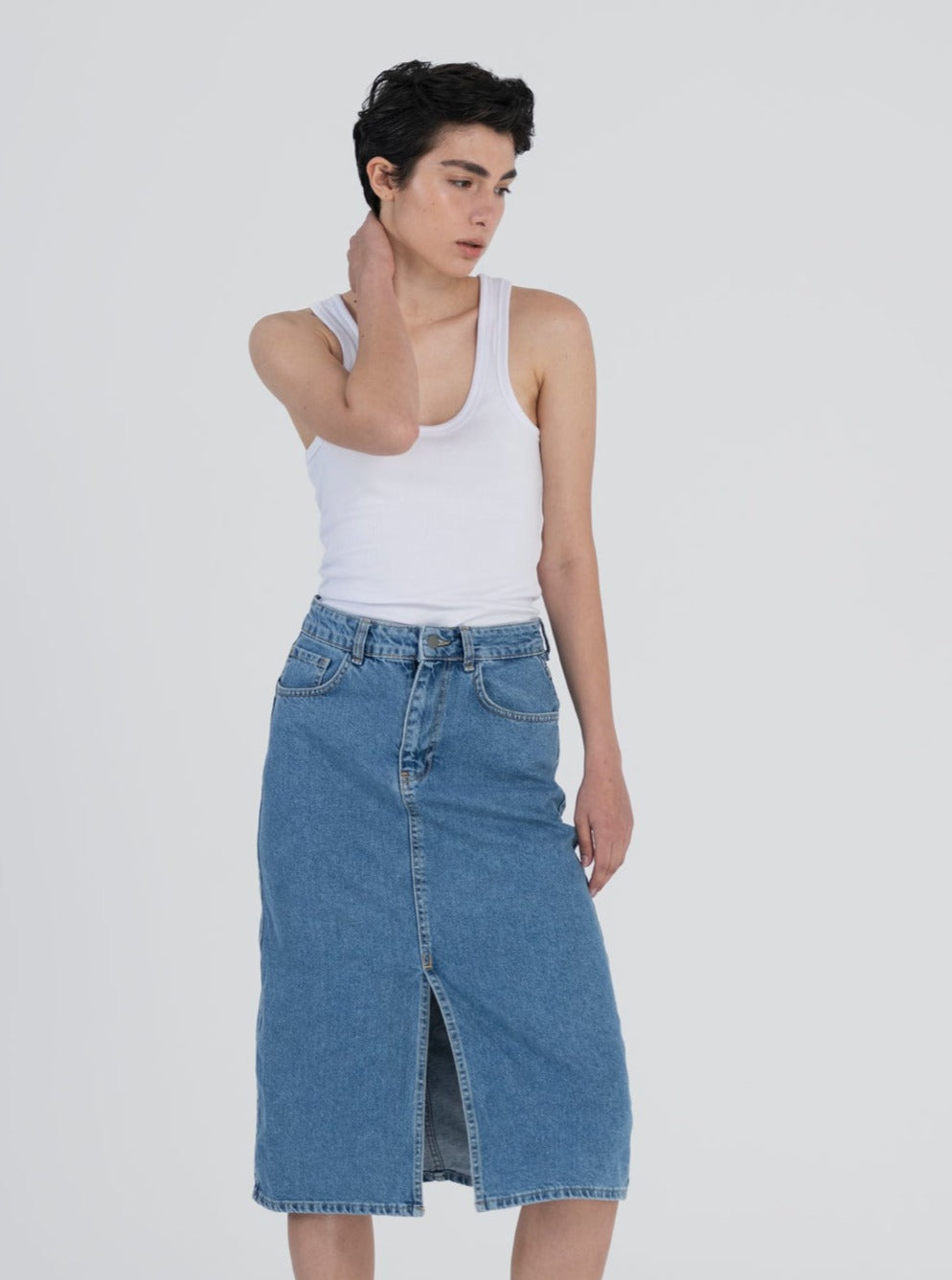 חצאית מידי ג'ינס אטלנטה