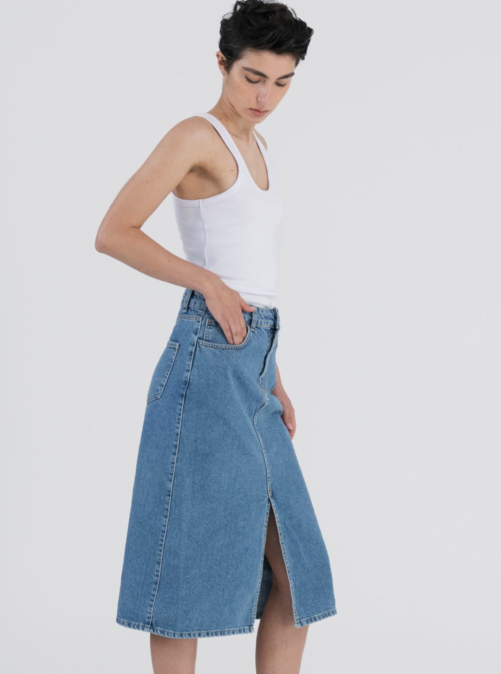 חצאית מידי ג'ינס אטלנטה