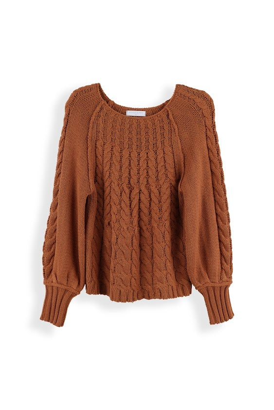 סריג צמות כותנה קורטינה