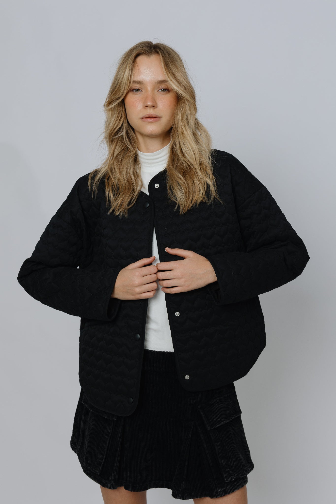 ז'קט קווילט לבבות