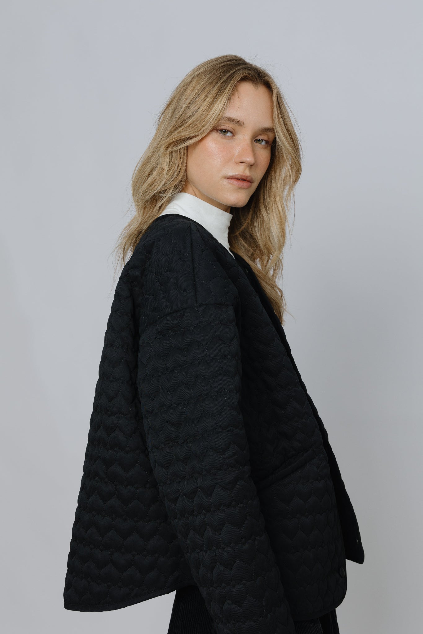 ז'קט קווילט לבבות