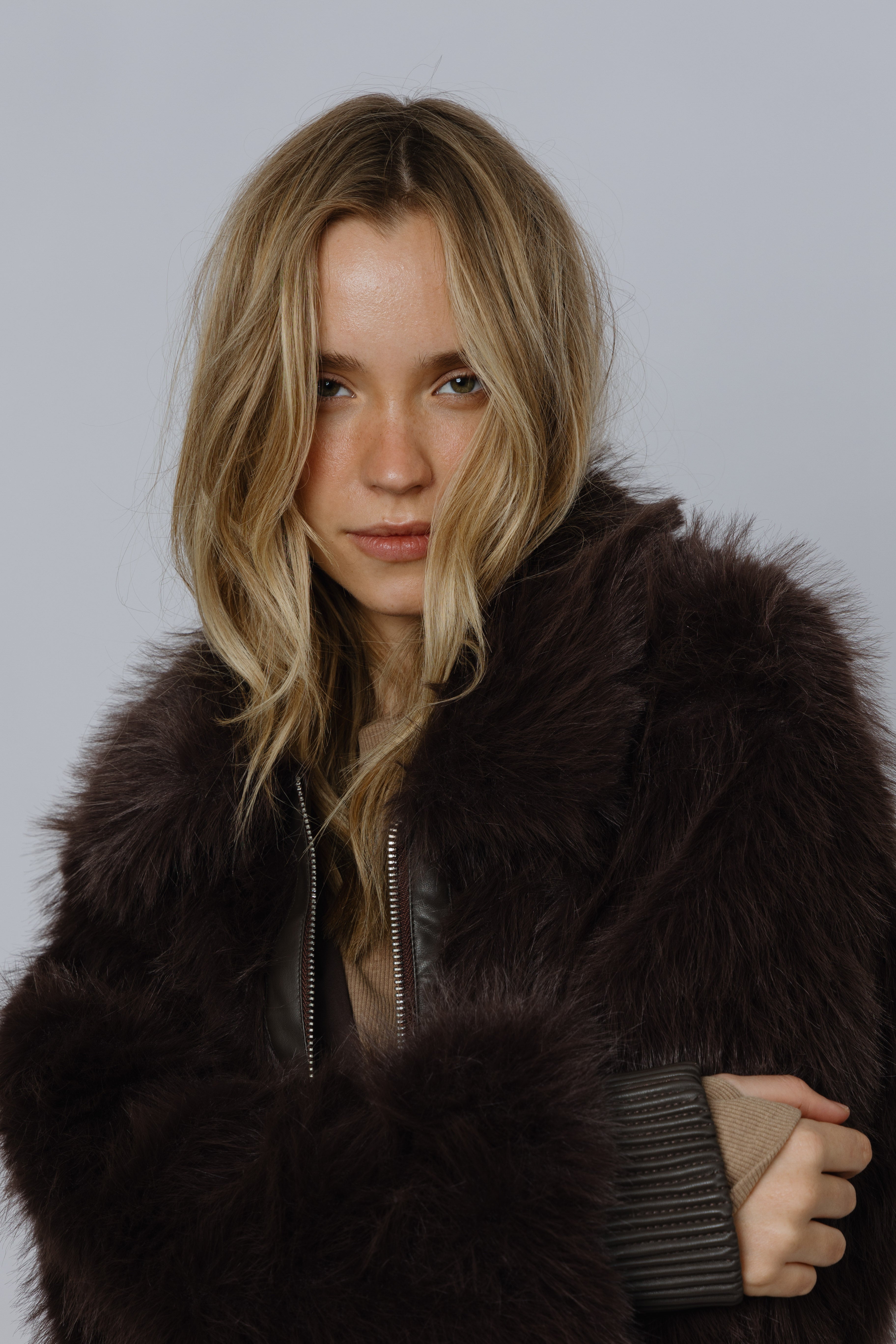 מעיל בומבר פרווה