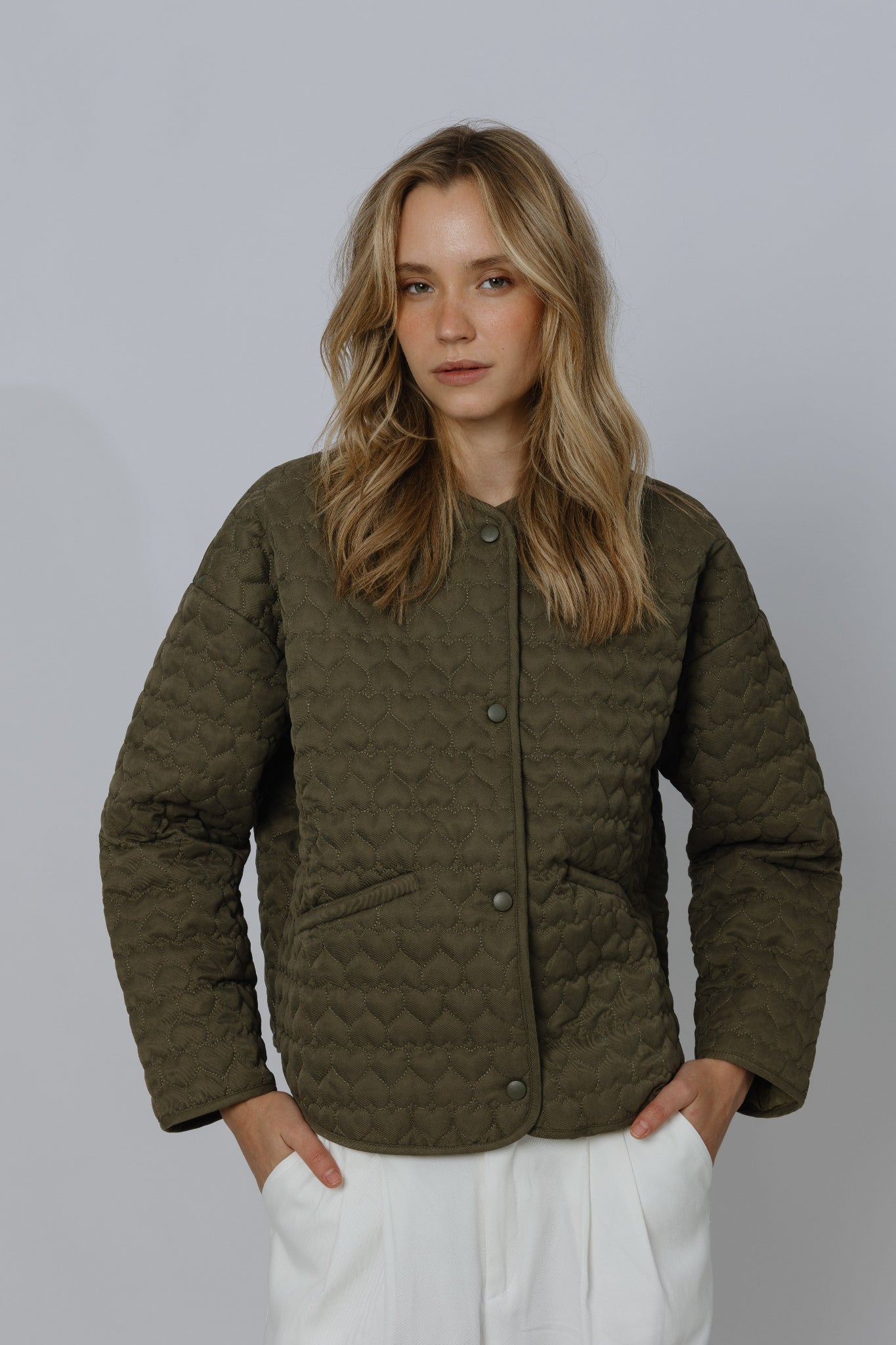 ז'קט קווילט לבבות