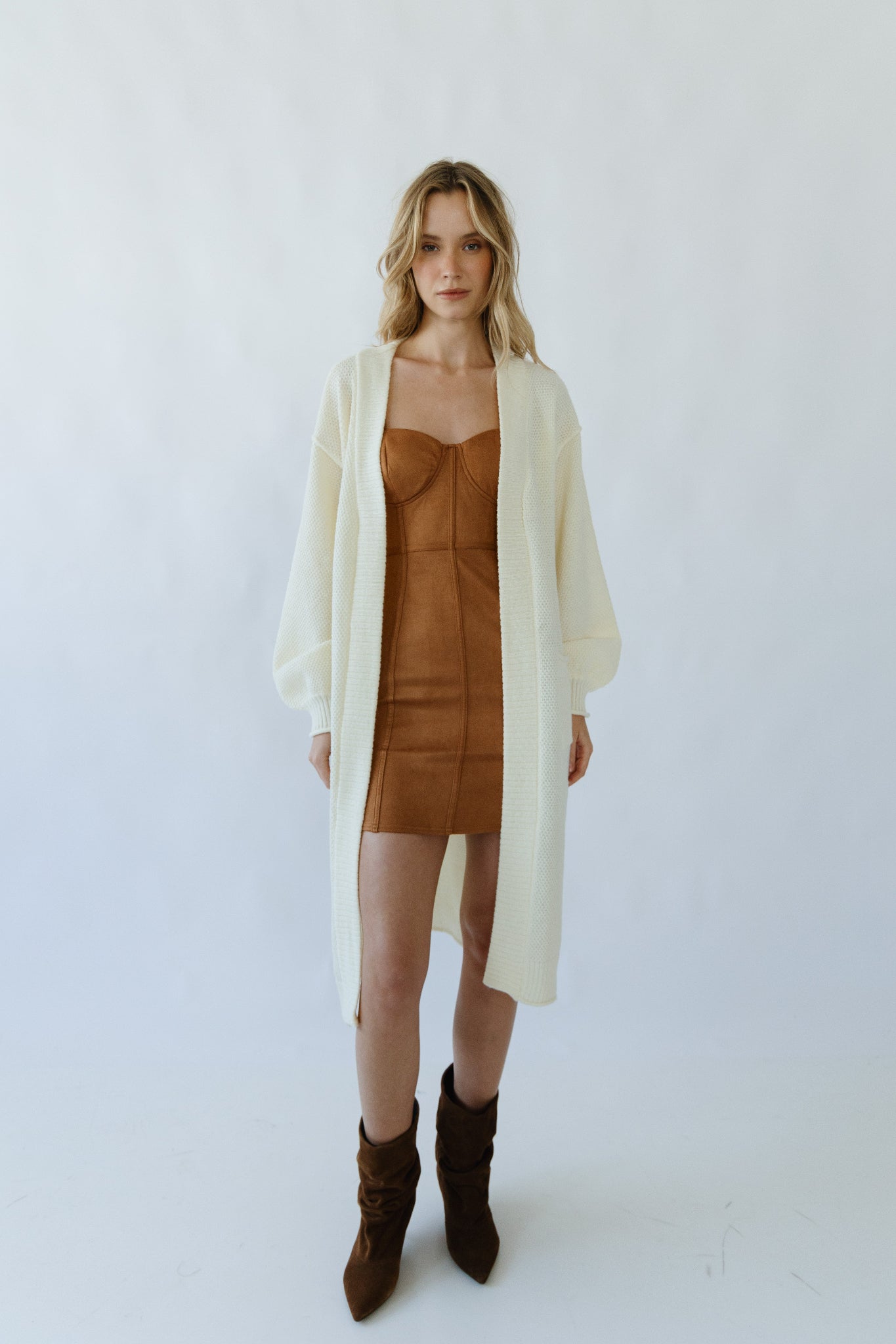 שמלת מיני זמש-טבעוני ARIZONA