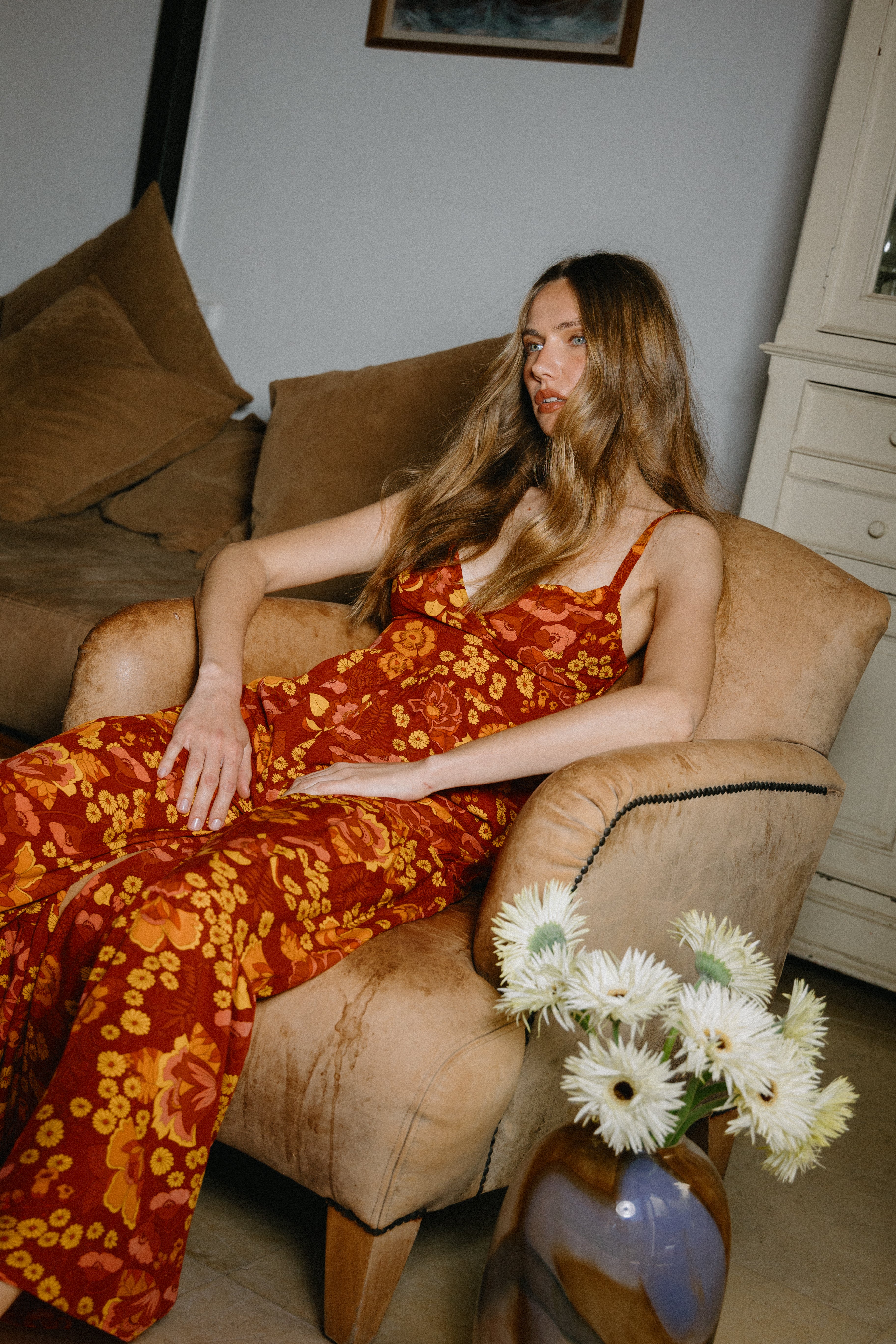 Jumpsuit La Bohème אוברול דפוס סבנטיז