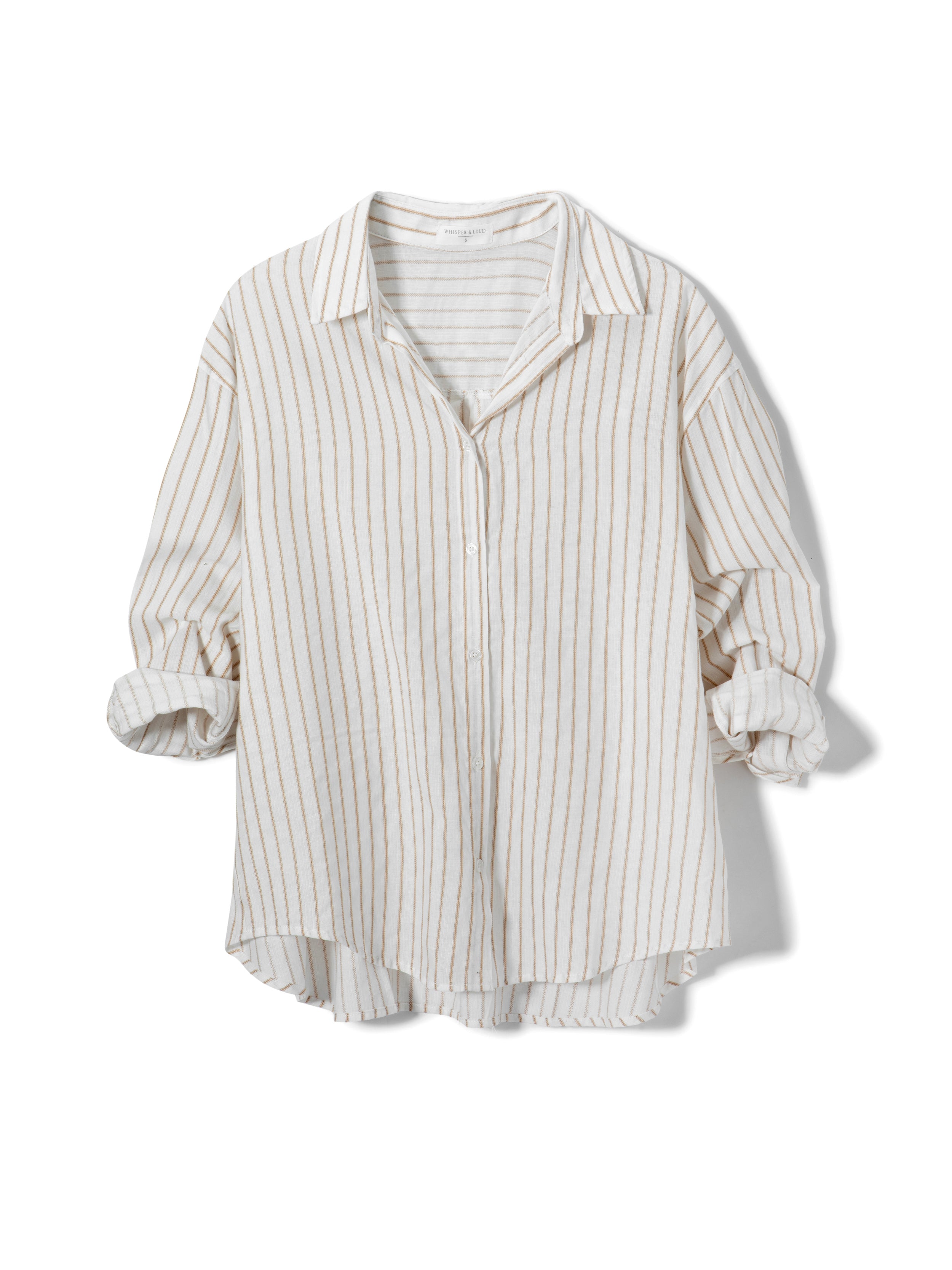 חולצה מכופתרת פסים | Striped Button-Down Shirt