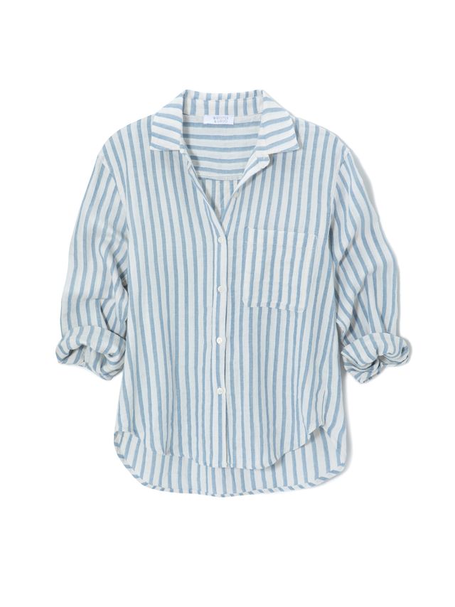 חולצה מכופתרת פס עמליה